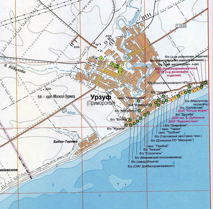 Карта бердянска с домами. Урзуф на карте ДНР. Карта Урзуфа Азовское море с улицами. Урзуф Азовское море на карте. Урзуф Донецкая область на карте.